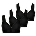 thumbnail image 1 of Tbopshirt Wireless Bras for Women Plus Size Clearance,Stretch Push-Up Womens Bras,3pcs Woman's Fashion Plus Size Wire Free Comfortable Push Up Hollow Out Bra Underwear,Up to 50% Off Fashion, 1 of 9