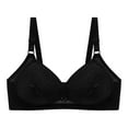 thumbnail image 1 of Tbopshirt Wireless Bras for Women Plus Size,Stretch Push-Up Womens Bras Lace No Wire,Woman's Color Comfortable Hollow Out Perspective Bra Underwear No Rims, 1 of 5
