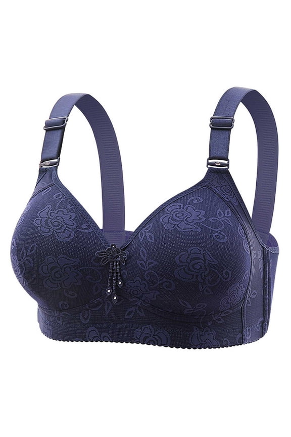 Wireless Bras for Women Plus Size,Stretch Push-Up Womens Bras,Woman's Color Comfortable Hollow Out Perspective Bra Underwear No Rims