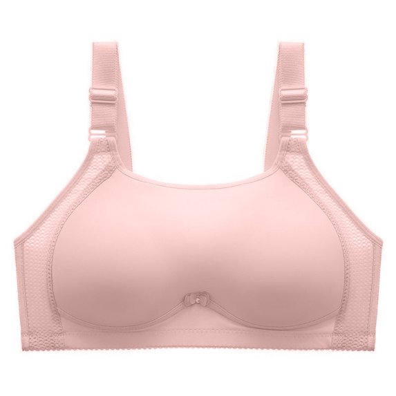 Tbopshirt Wireless Bras for Women Plus Size,Stretch Push-Up Womens Bras,Woman's Fashion Plus Size Wire Free Comfortable Push Up Bra Underwear