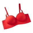 thumbnail image 1 of Tbopshirt Womens Bras,Push up Bras,Solid Non Slip andSeamless Underwear Collection of Side Breasts Small Breasts Gathered Bra,Women's Full Figure T-Shirt Bras, 1 of 4