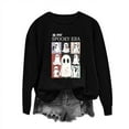 thumbnail image 1 of Tbopshirt Womens Hoodless Sweatshirts Halloween,Sweatshirts for Women Plus Size,Fall Winter Glasses Girl Print Casual Sports Round-Neck Tracksuits Long Sleeve,Hoodies Sweatshirts Pullover, 1 of 5