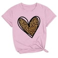 thumbnail image 1 of Tbopshirt Womens Tops,Valentine's Day T-Shirts for Women Graphic Tees,Plus Size Tops,Valentines Day Print Round Neck Short Sleeve T-Shirt Novelty Love Heart Graphic Tops S-XXXL, 1 of 3