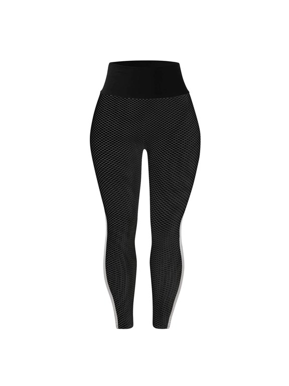 Yoga Pants for Womens Pants Plus Size,Scrunch Butt Lifting Workout Textured High Waist Cellulite Tights,Tummy Control Leggings for Women