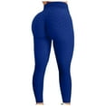 thumbnail image 1 of Tbopshirt Yoga Pants for Women,Clearance Womens Pants Plus Size,Women's Bubble Hip Lifting Exercise Fitness Running High Waist Yoga Pants,Tummy Control Leggings for Women,Deals Pants under $10, 1 of 4