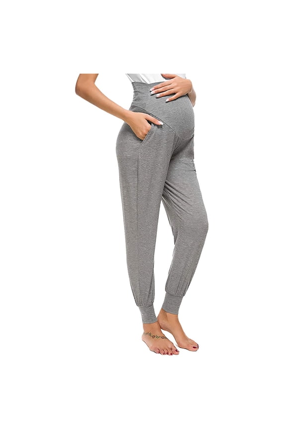 Yoga Pants for Womens Pants Plus Size,Women's Fashion Casual Temperament Solid Micro Pull Slim Flare Trousers Pants,Tummy Control Leggings for Women