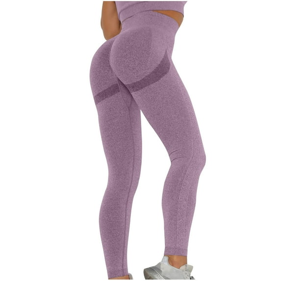 Tbopshirt Yoga Pants for Womens Pants Plus Size,Color Hip-lifting Sports Fitness Running High-waist Yoga Pants,Tummy Control Leggings for Women