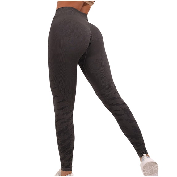 Tbopshirt Yoga Pants for Womens Pants Plus Size,Women's Seamless Hip Lift Fitness Running High-waisted Yoga Pants,Tummy Control Leggings for Women