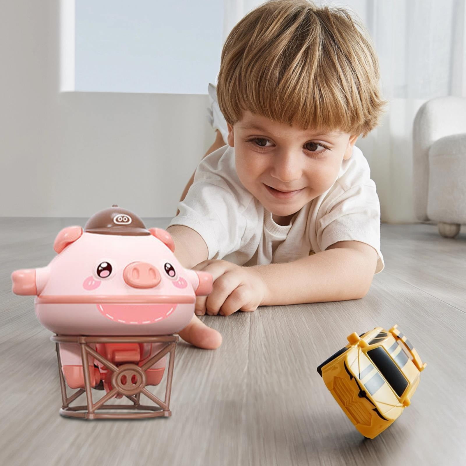 Tbslaqlo Cute Balanced Pig Toys Tightrope Walking Tumbler Piglet