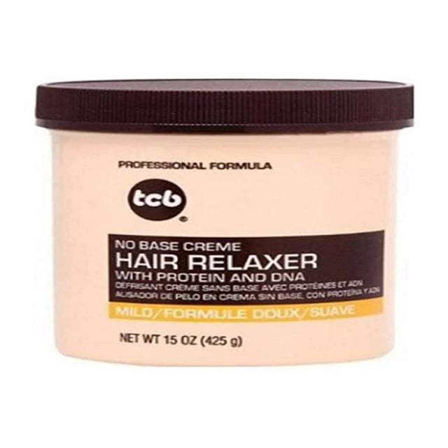 Tcb Hair Relaxer No Base Creme 15 Oz Mild Jar 443ml 3 Pack 