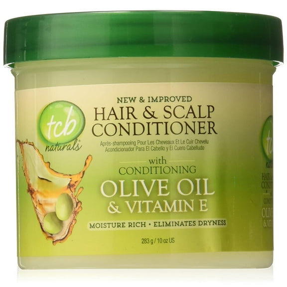 Tcb Naturals Hair Scalp Conditioner With Olive Oil Vitamin E, 10 Oz., Pack of 12