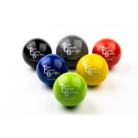Total Control Sports Plyo Balls Weighted Set (6 Pack)