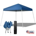 thumbnail image 1 of Tcbosik 10x10ft Outdoor Canopy Tent, Portable Folding Shelter Gazebos, Blue Waterproof Canopies with Carrying Bag, 1 of 15