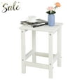 thumbnail image 1 of Tcbosik 14-Inch Square Side Table, White Minimalist HDPE End Table for Small Spaces, Easy to Move & Clean, Simple Home Decor Accent Table, 1 of 8