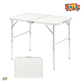 Portable Rectugaler Table Tcbosik 3ft Rectangular Folding Table, Aluminum Alloy Foldable Table ...