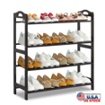 thumbnail image 1 of Tcbosik Shoe Rack, Bamboo Shoe Organizer, Freestanding Shoe Shelf for Closet, Entryway, Hallway, Brown, 1 of 10