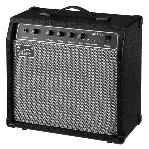Tcbosik 40W Electric Bass Guitar Amplifier, Black