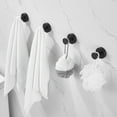 thumbnail image 1 of Tcbosik 4pcs Wall Mounted Hanger Hooks, Keys Hook Towel Hanger for Entryway Bathroom Bedroom, Black, 1 of 6