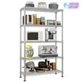 thumbnail image 1 of Tcbosik 5-Tier Wire Shelving Unit with Adjustable Shelves, Standing Storage Rack for Kitchen, Pantry, Laundry, Garage, Basement, Chrome, 1 of 10