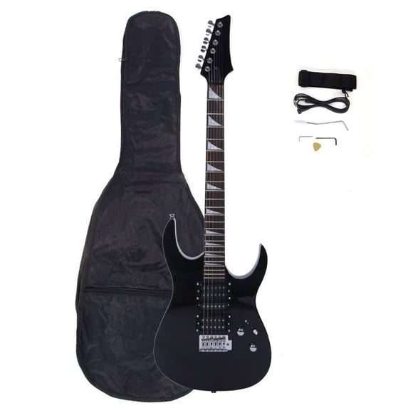 Tcbosik 6-String Electric Guitar for Beginner Starter, Black