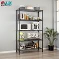 thumbnail image 1 of Tcbosik 70.87" Tall 5-Tier Storage Shelf - NSF Certified for Safety, Great for Heavy Duty Storage in Basement or Warehouse (Black), 1 of 8