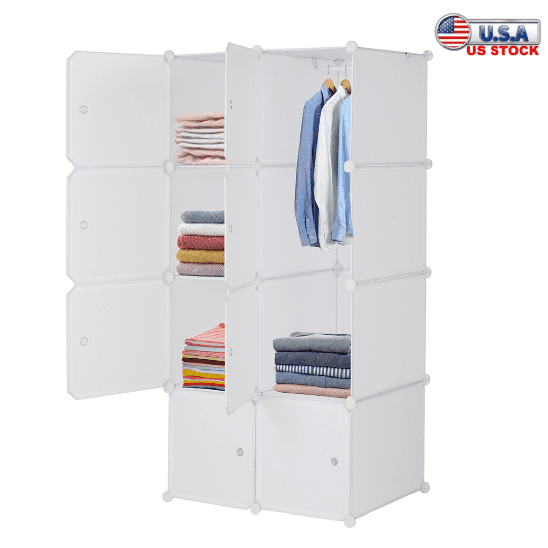 Tcbosik 8 Cubes Storage Organizer, Portable Storage Clothes Closet w ...
