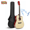 thumbnail image 1 of Tcbosik Acoustic Guitar For Beginner 41-inch, Full Size Guitar Kit for Adults with Gig Bag, Pick, Strings, Capo, Tuner, Wrench Tool and Shoulder Strap, Natural, 1 of 10