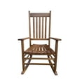 thumbnail image 1 of Tcbosik All-Weather Patio Rocking Chair, Porch Rocker Chair, for Backyard, Fire Pit, Lawn, Garden, Outdoor and Indoor (Brown), 1 of 10