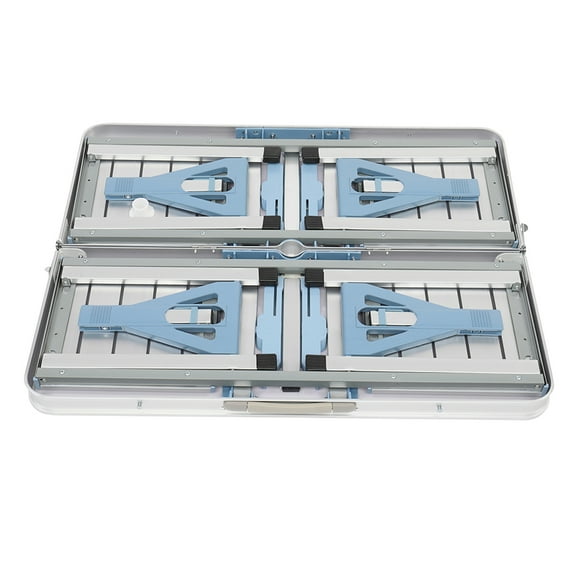 Tcbosik Aluminum Alloy One Piece Folding Table and Chair ,Outdoor Portable Foldable Table Chair