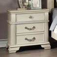 thumbnail image 1 of Tcbosik Antique White Nightstand Wood Bedside Table with 3 Drawers for Storage, 28"L x 17"W x 29"H, 1 of 8