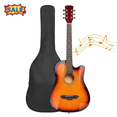 thumbnail image 1 of Tcbosik Beginner Acoustic Guitar, 38 Inch Guitar Starter Kit with Gig Bag, Picks, Strings, Capo, Tuner and Strap, Sunset Color, 1 of 10