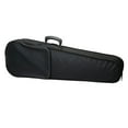 thumbnail image 1 of Tcbosik Cloth Fluff Triangle Shape Violin Case with Beige and Yellow Lining for 4/4 Violin, Black, 1 of 6