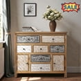 thumbnail image 1 of Tcbosik Dresser with 2 Cabinets and 7 Drawers, 39.3"W Chest of Drawers, Storage Organizer for Closet, Living Room, Easy Assembly, Colorful, 1 of 6