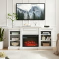 Tcbosik Electric Fireplace TV Stand for TVs Up to 70 inches, 1400W