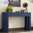 thumbnail image 1 of Tcbosik Entryway Console Table, 54" Behind Couch Table with 2 Storage Drawers, Modern Sofa Table for Living Room, Hallway, Easy Assembly, Navy, 1 of 9