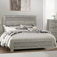 thumbnail image 1 of Tcbosik Full Size Platform Bed Frame with Headboard, Mattress Foundation with Wood Slats Support, Box Spring Needed, Gray, 1 of 4