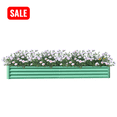 thumbnail image 1 of Tcbosik Galvanized Raised Garden Bed, 8x4x1ft Planter Box for Outdoor, Plant Container for Garden, Patio, Backyard, Green, 1 of 11