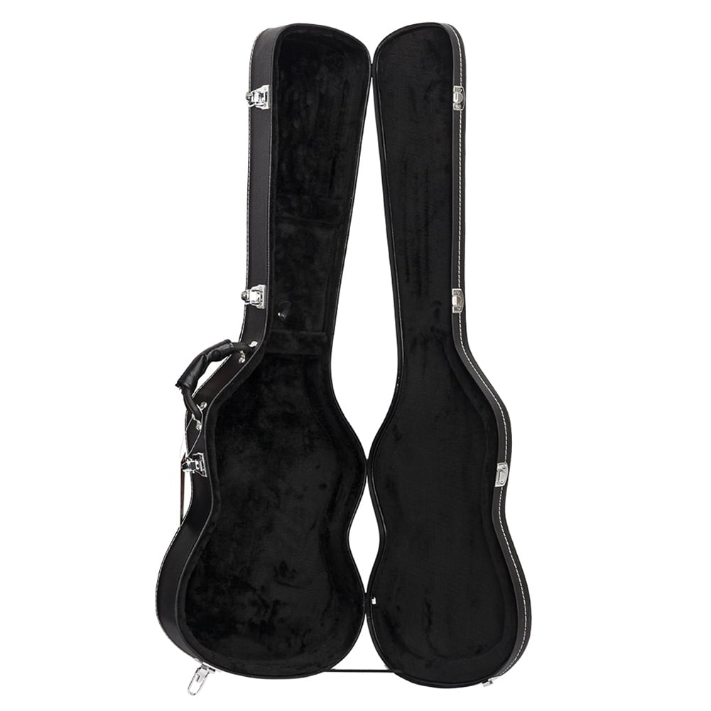 Tcbosik High Grade Electric Bass Microgroove Hard Case Black
