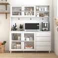 Tcbosik Kitchen Pantry Storage Modern Buffet with