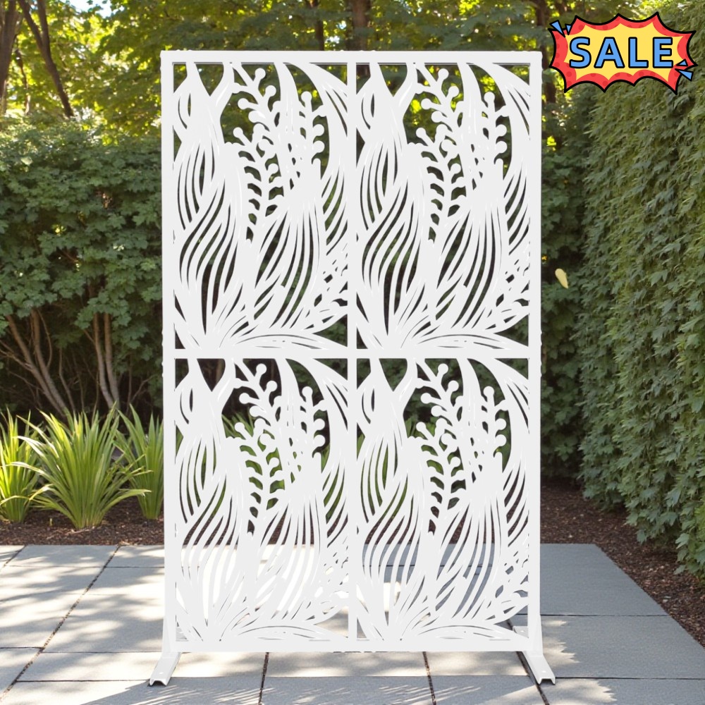 Tcbosik Metal Privacy Screen, 72