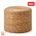 thumbnail image 1 of Tcbosik Natural Seagrass Foot Stool, 15.7 inch Hand Weaving Round Ottoman for Living Room, Entryway, Hallway, Space Saving, Natural, 1 of 7