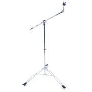 Tcbosik Professional Pedal Control Style Double Tom Drum Stand, Double Drum Stand Drum Stand with Cymbal Boom Arm and Adjustable Height 29.1" to 55.1", Double Braced Legs, Silver & Black