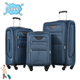 thumbnail image 1 of Tcbosik Softside Expandable Luggage with Spinner Wheels and TSA Lock, 3-Piece Set (20/24/28 inch), Dark Blue, 1 of 11