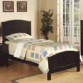 thumbnail image 1 of Tcbosik Twin Size Platform Bed with Headboard and Footboard, Wood Bed Frame, Box Spring Needed, Easy Assembly, Black, 1 of 6