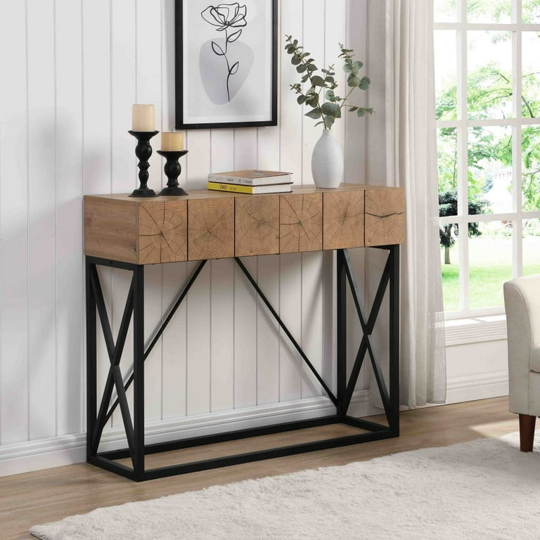 Hallway table black legs discount