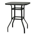 thumbnail image 1 of Tcbosik Wrought Iron Glass High Bar Table Patio Bar Table,for Home,Bars, Restaurants, Black, 1 of 10