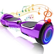 Tcdjtc Hoverboard with 165LBS Capacity, Self Balancing Scooter with 10 Miles Max Range