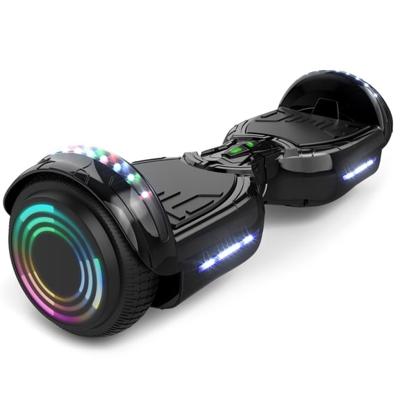 Tcdjtc Hoverboard with Bluetooth and LED Lights, Self Balancing Scooter with 9 MPH Max Speed