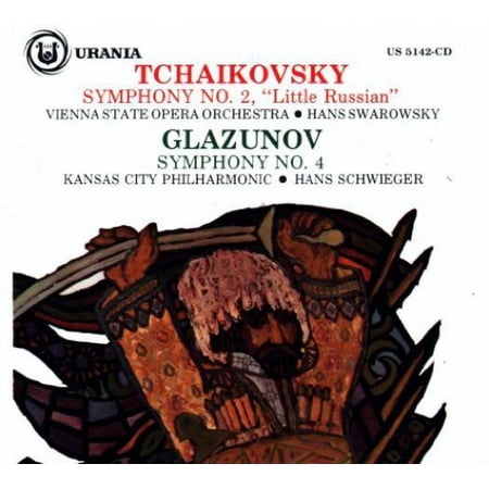 Tchaikovsky: Symphony No. 2, "Little Russian" / Glazunov: Symphony No. 4 (Music CD)