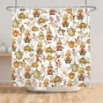 thumbnail image 1 of Tchckioa 47x64 Inch Thanksgiving Shower Curtain for Bathroom Decor,Waterproof Hooks Bath Curtain, 1 of 6